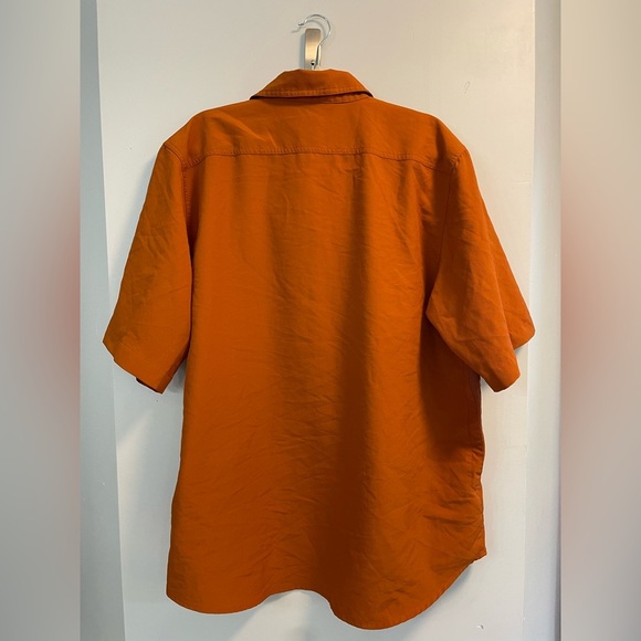 5.11 Tactical Mens Extra Large Burnt Orange Button Down Short Sleeve Dress Shirt - Picture 4 of 4